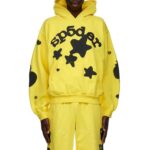 Sp5der Beluga Hoodie Gold the front side Photo 2