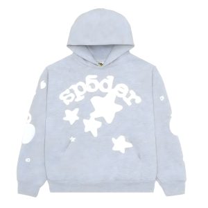 Sp5der Beluga Hoodie Heather Grey the front side - Photo 1