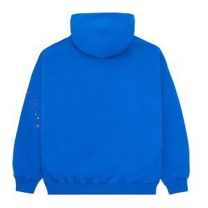 Sp5der TC Hoodie Blue the back side - Photo 2