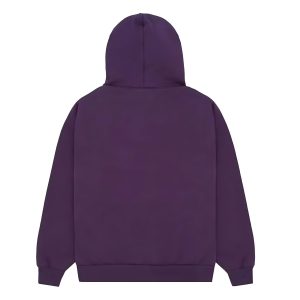 Sp5der Web Hoodie Purple the back side - Photo 2