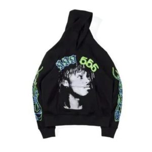Sp5der Young Thug 555 Hoodie the front side - Photo 1