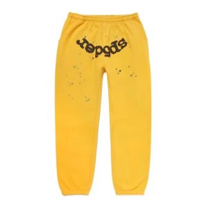Photo 1 Sp5der Websuit Sweatpant Yellow from the front side
