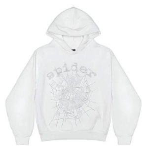 Spider Worldwide Hoodie with Rhinestones the front side - Photo 1