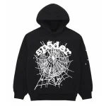 Photo 1 Sp5der OG Web Hoodie Black the front side