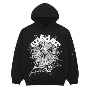 Photo 1 Sp5der OG Web Hoodie Black the front side