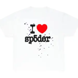 Photo 1 Sp5der I Heart SP5DER Tee White from the front side
