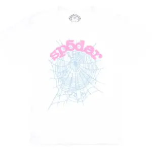 Photo 1 Sp5der OG Web Baby Tee White from the front side
