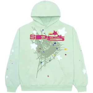 Photo 1 Sp5der SP5 Mint Hoodie Mint from the front side