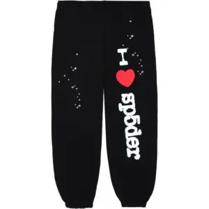 Photo 1 Sp5der Souvenir SP5 Sweatpants Black from the front side