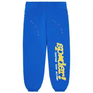 Photo 1 Sp5der TC Sweatpants Blue from the front side