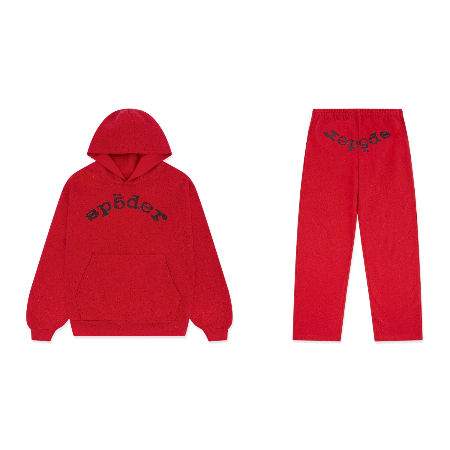 SP5DER-VVS-TRACKSUIT-RED-1 Sp5der VVS Tracksuit – Red - Image 1