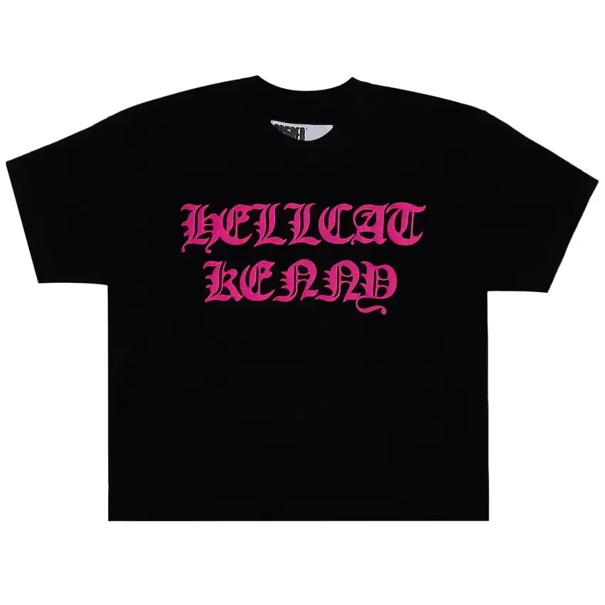 Sp5der-Hellcat-Kenny-Tee-Black-1 Sp5der Hellcat Kenny Tee Black - Image 1