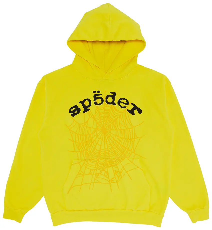 Sp5der-Legacy-Hoodie-Yellow-1 Sp5der Legacy Hoodie Yellow - Image 1