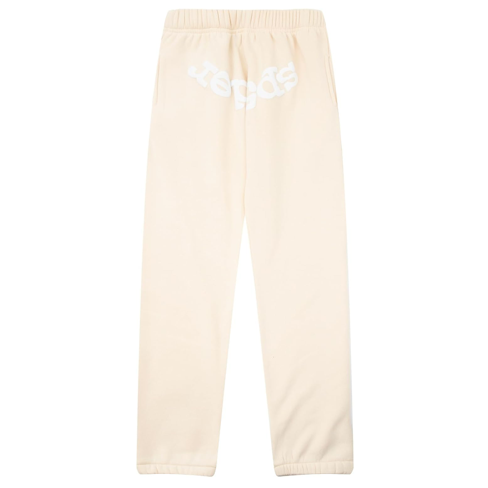 Sp5der-Logo-Sweatpants-Cream Sp5der Logo Sweatpants Cream - Image 1