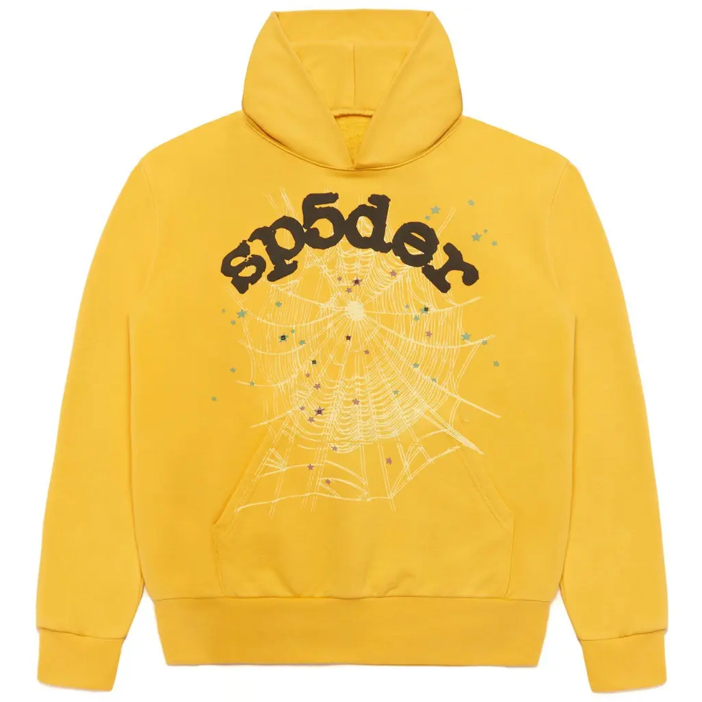 Sp5der-Websuit-Hoodie-Yellow-1 Sp5der Websuit Hoodie Yellow - Image 1