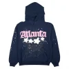 Sp5der Atlanta Hoodie Navy