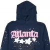 Sp5der Atlanta Hoodie Navy