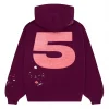 Sp5der Nocturnal Highway Hoodie Dark Purple