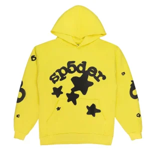 Sp5der Beluga Hoodie Gold