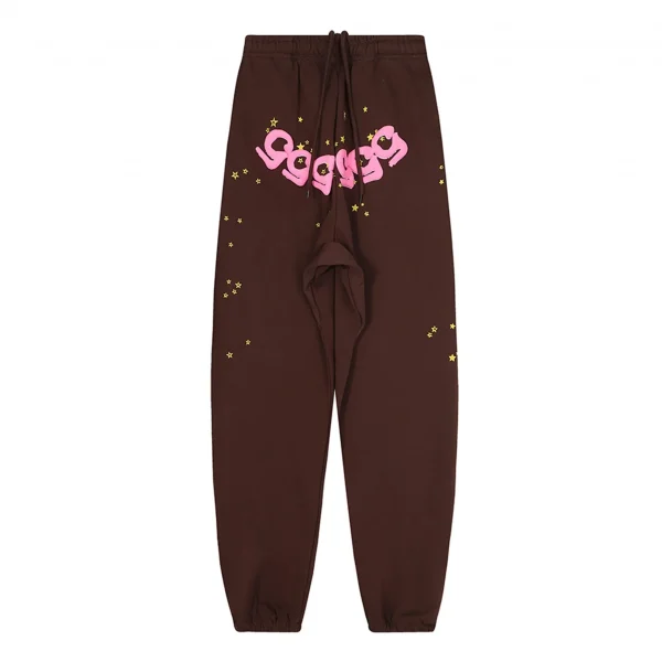 Sp5der Angel Number Tracksuit Brown