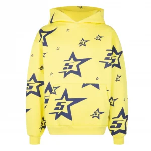 Sp5der 5Star Hoodie Yellow
