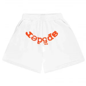 Sp5der OG Web V2 Sweatshort White