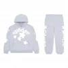 Sp5der Beluga Tracksuit Heather Grey