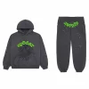 Sp5der Wait Web Tracksuit Slate Grey