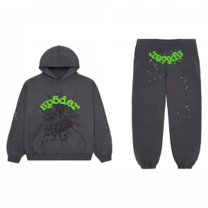 Sp5der Wait Web Tracksuit Slate Grey