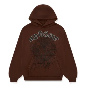 SP5DER BROWN Hoodie