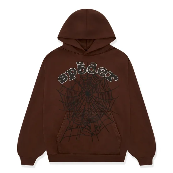 SP5DER BROWN Hoodie