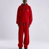 SP5DER VVS TRACKSUIT RED