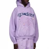 Sp5der Acai Hoodie Purple