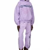 Sp5der Acai Hoodie Purple