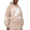 Sp5der Beluga Hoodie Light Brown