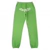 Sp5der Logo Print Sweatpants Green