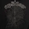 Sp5der OG Web V2 Rhinestone Zip-Up Hoodie