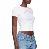 Sp5der Og Web Baby Tee White