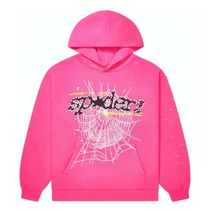 Sp5der P*NK V2 Hoodie Pink
