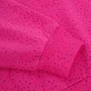 Sp5der Rhinestone Logo Hoodie Pink