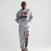 Sp5der Souvenir Hoodie Heather Grey