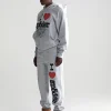 Sp5der Souvenir Hoodie Heather Grey
