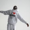 Sp5der Souvenir Hoodie Heather Grey