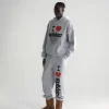 Sp5der Souvenir Hoodie Heather Grey