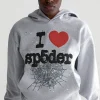 Sp5der Souvenir Hoodie Heather Grey