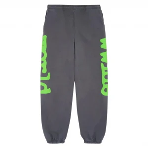 Sp5der Beluga Sweatpants Slate Grey/Green