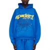 Sp5der Hoodie TC Blue