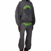 Sp5der Wait Web Hoodie Slate Grey
