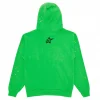 Sp5der Web Graphic Hoodie Green