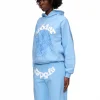Sp5der Web Hoodie Blue